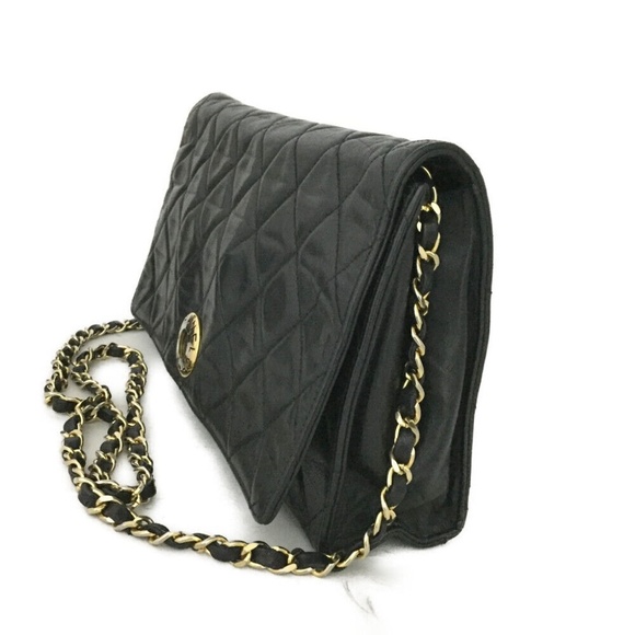 CHANEL Quilted Lambskin Matelasse Logos Bag - Picture 3 of 12